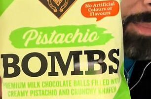 Melbourne foodie Nectro Vlangos was among the lucky few to get his hands on the new chocolate, describing it as 'basically like the Dubai chocolate but in ball forms'