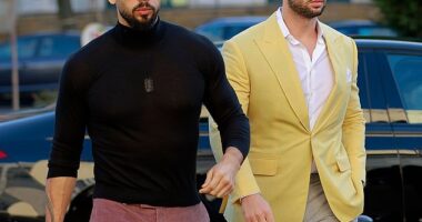 Andrew Tate, left, will not face criminal prosecution over accusations brought by model Bri Stern, who claimed he assaulted her during a sexual encounter in March