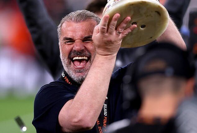 Ange Postecoglou was sacked from Spurs despite winning last season's Europa League