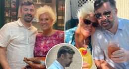 Anne Burrell's husband, Stuart Claxton, seen for the first time since chef's tragic death
