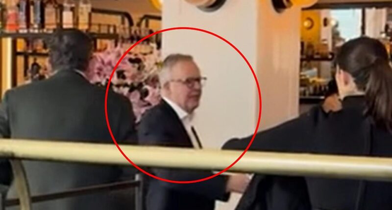 Anthony Albanese was spotted being wined and dined by Dan Andrews in a luxury Melbourne restaurant just days before he was due to meet Donald Trump. The pair were pictured tucking in to a long lunch last Wednesday at the upmarket eatery Gimlet at Cavendish House in Melbourne's CBD.