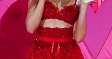 The BRIT Awards will be moving away from London for the first time in the ceremony's 46-year history; picture 2025 headline act Sabrina Carpenter