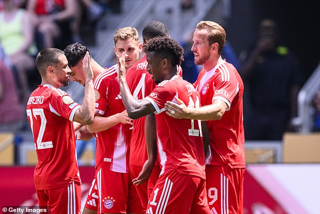 Bayern Munich thrashed Auckland City 10-0 in Group C at the FIFA Club World Cup on Sunday