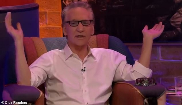 Bill Maher (pictured) was baffled that Hollywood star Sean Penn would question his dinner with Donald Trump after the Oscar winner had met with the likes of Cuban dictator Fidel Castro