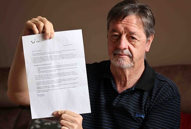 Paul Bell claims that TUI never asked him or Ellie for their version of events before they were kicked out
