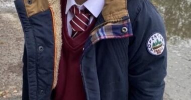 Ranem Elkhaldi, 27, from Wirral, has voiced her devastation after her ex-husband, Hamzah Faraj, 'abducted' their six-year-old son, Ibrahim (pictured), and took him to Saudi Arabia