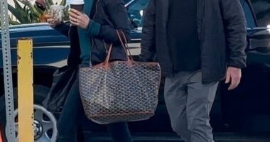California First Lady Jennifer Newsom was spotted leaving the One Beverly Hills complex in LA on Monday