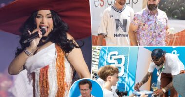 Cardi B, Ryan Reynolds, Travis Kelce, more