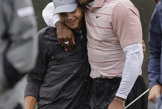 Charlie Woods penned a heartfelt letter to his dad, Tiger Woods, on Father's Day