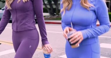 Christian influencers Angela Halili, 29, and Arielle Reitsma, 35, are facing criticism from some of their more pious followers for promoting an 'immodest' athleisure line