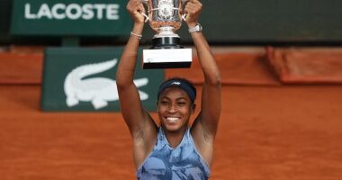 Coco Gauff triumphs over Aryna Sabalenka in epic French Open final to claim the second Grand Slam title of her career aged just 21