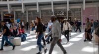 Consumer sentiment improves for first time in six months