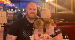 The mother of Lenny Scott (pictured), an ex-prison officer shot dead in 'retaliation' after he exposed an affair between a convict and a female officer, has revealed her son was chillingly warned by the accused, 'I promise I'll get you'