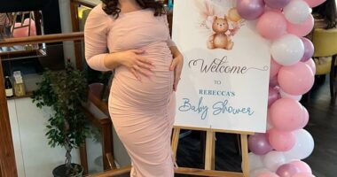 Coronation Street 's Rebecca Ryan has given birth to her second child as she announced the news with a sweet snap posted to Instagram on Sunday