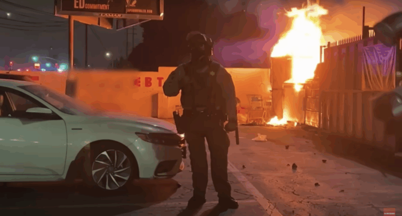 Corporate Media Downplay LA Deportation Riot