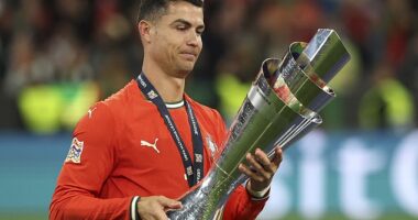 Cristiano Ronaldo won the Nations League with Portugal on Sunday after a penalty shootout