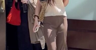 Dakota Johnson appeared downcast as she surfaced in New York this Wednesday, hours before DailyMail.com confirmed her split from Chris Martin