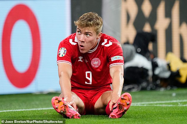 Danish media made the claim as he was benched for his natoion's friendly against Lithuania