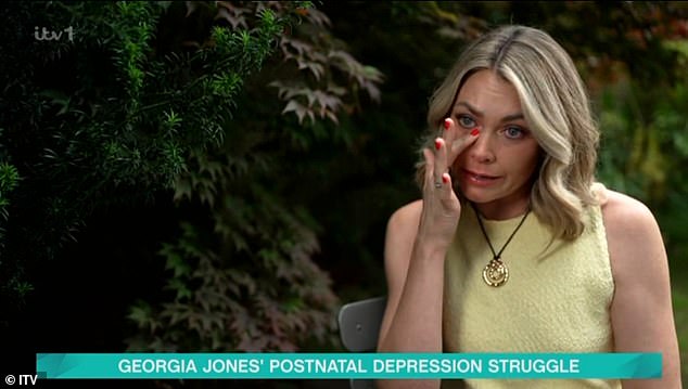 Danny Jones ' wife Georgia broke down in tears and admitted 'I felt like a failure' as she made an emotional first TV appearance since his drunken kiss with Maura Higgins