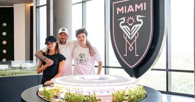 David Beckham has shared a pointed post branding Inter Miami's stadium his 'new home,' as reports emerged that his son Brooklyn has been hit by a new legal row