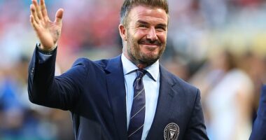 Sir David Beckham spoke for the first time after being knighted at the Club World Cup opener
