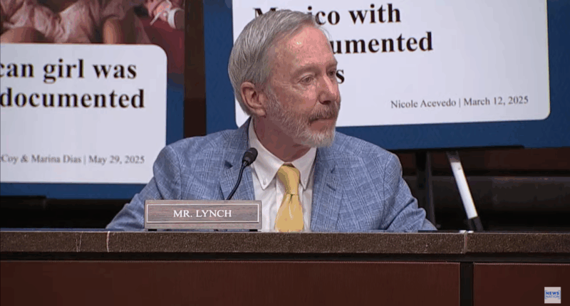 Stephen Lynch having a meltdown at a congressional hearing.