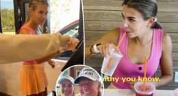 Donald Trump's granddaughter Kai works at Dunkin' Donuts drive-thru