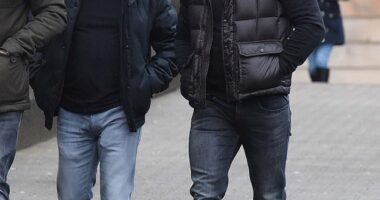 Ross Monaghan (left) and Eddie Lyons Jnr were shot dead by a masked gunman while they were watching Saturday's Champions League final at Monaghans Irish pub in Fuengirola