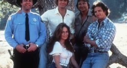 Richard Hurst, who was best known for starring on the original version of The Dukes Of Hazzard from in the late 1970s and early '80s, has died at 79; Hurst (L) is pictured with fellow Dukes Of Hazzard stars (L¿R) John Schneider, Catherine Bach, Ben Jones and Tom Wopat