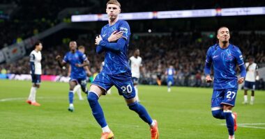 Cole Palmer has become notorious for his 'ice cold' cross armed celebrations when scoring