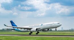 Garuda Indonesia suspended the entire crew of flight GA716 following a complaint from a passenger that his phone had been stolen while onboard (stock)