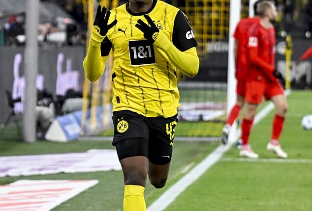 A top European side are reportedly ready to make a £55million offer for Jamie Gittens