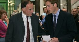 Jamie Lowther-Pinkerton, pictured in 2005 with a younger Prince William, has joined the call for an end to so-called lawfare that dates back to the Troubles