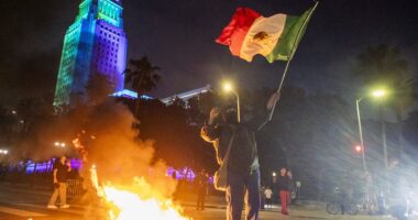 FBI raids home of protester who hurled rocks at federal cars as Pam Bondi chilling details