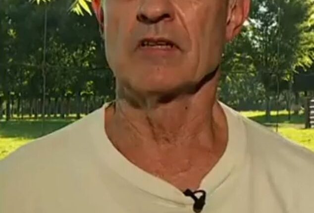 Andy (pictured) and Christopher Henry were totally thrown by letter they got from local officials that they wanted to take all 21 acres of their family's historic farmland in Cranbury on April 24