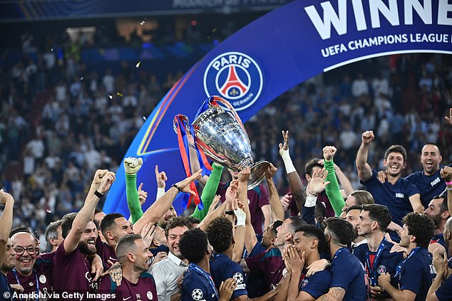 Paris Saint-Germain thrashed Inter Milan to win their first ever Champions League trophy