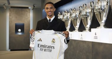 Trent Alexander-Arnold has been unveiled as a Real Madrid player after moving from Liverpool