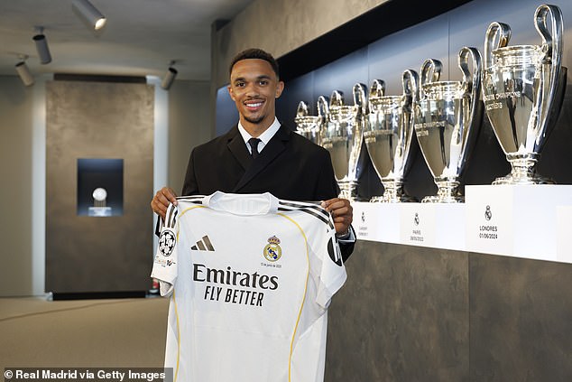 Trent Alexander-Arnold has been unveiled as a Real Madrid player after moving from Liverpool