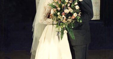 Terri Irwin has shared a heartfelt tribute to her late husband Steve to mark what would have been their 33rd wedding anniversary. She posted a precious throwback photo to social media on Wednesday, which captured her and Steve at their wedding ceremony in 1992