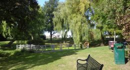 Air ambulances, paramedic crews, police and the fire brigade all rushed to Chalkwell Park (pictured, file photo) in Southend-on-Sea, Essex, just before 3pm today