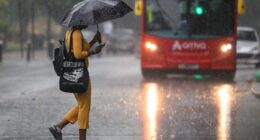 Flood warning for middle of heatwave as thunderstorms set to batter parts of UK