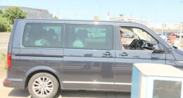 Florian Wirtz was seen arriving at Cologne Bonn Airport on Thursday ahead of his much hyped move to Liverpool