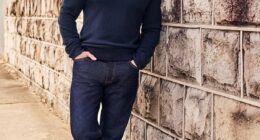 Former Channel Seven star Denham Hitchcock (pictured) has revealed what inspired him to live at sea with his young family