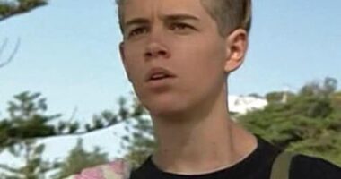 He's best known to Aussie soap fans as Damian Roberts from Home and Away (pictured). But Matt Doran (pictured on Home and Away) has spent years quietly building a cult following thanks to his roles in two of the biggest film franchises on the planet: Star Wars and The Matrix