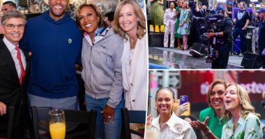 'GMA' bids farewell to Times Square Studios with boozy breakfast at Irish pub