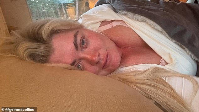Gemma Collins, 44, has confessed she feels like she's 'dying' amid her devastating battle with pneumonia in a latest health update