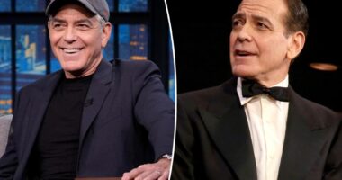 George Clooney says he'll shave his head if gray hair doesn't grow out by 2025 Tony Awards