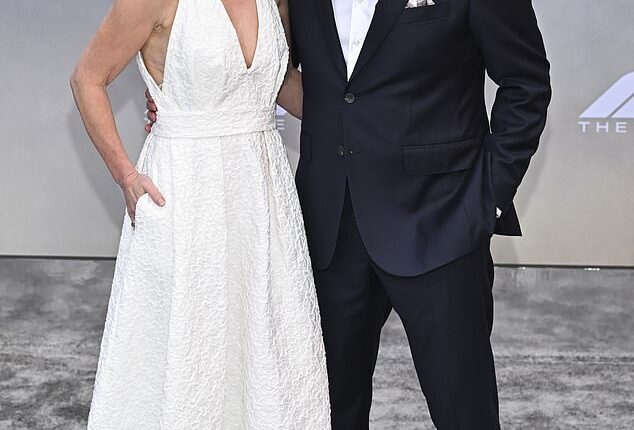 Geri and Christian Horner led the glamorous squad of F1 stars and their WAGS at the NYC premiere of Brad Pitt's new racing movie on Monday