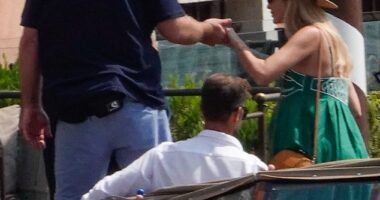 Ivanka Trump and her husband Jared Kushner enjoyed a spot of sightseeing as they led the glamorous A-list arrivals in Venice on Wednesday