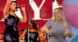 Glastonbury viewers went wild for the sign language interpreters getting their groove on during a number of sets over the weekend